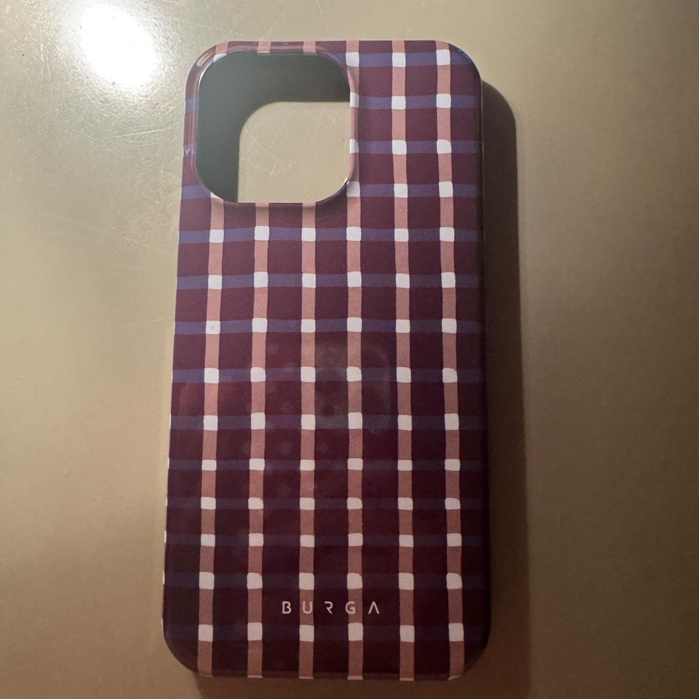BURGA Checkered iPhone 15 Pro Max Case
